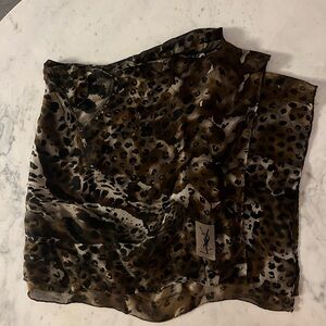Vintage Yves Saint Laurent silk scarf